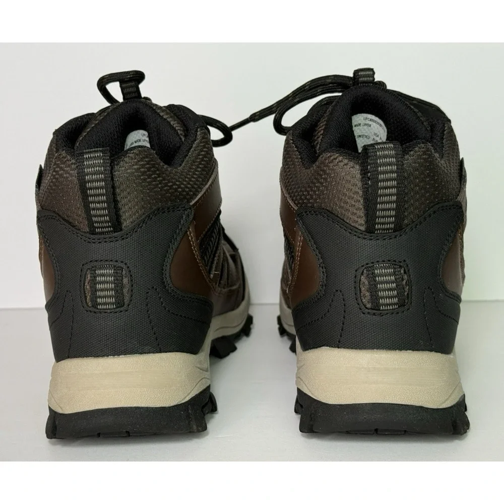 Eddie Bauer Men's Size 8.5‎ Graham Brown Leather Waterproof Hiking Boots EUC